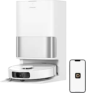 DREAME D30 Ultra Robot Vacuum and Mop, 25,000Pa Powerful Suction, All-in-One Base Station with 100 Days Auto-Empty, MopExtend Tech for Edge Cleaning, Smart Obstacle Avoidance